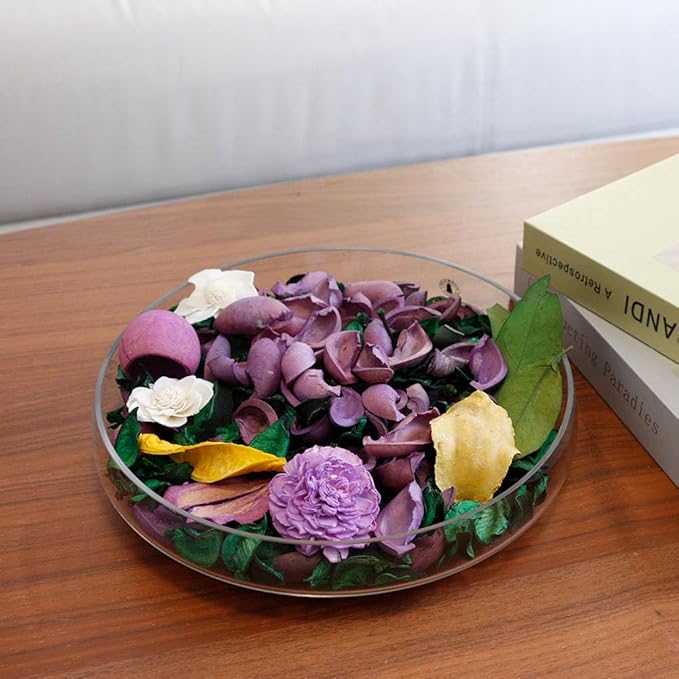 Qingbei Rina Potpourri Bags and Bowl Filler - Dried Flowers, Home Fragrance Sachets, Vase Fillers and Bathroom Decor (10 oz)