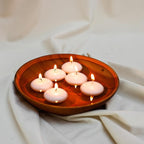 50 Pack of 2-Inch White Floating Candles - Ideal for Weddings, Home Décor, Spa Baths, and Romantic Settings.