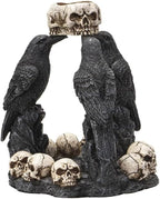 Pacific Giftware Raven Backflow Incense Burner, 5.25-inch Height, Cold Cast Resin