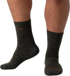 Wide Open Micro Crew Men's Merino Wool Socks - Everyday Wide Socks for Wide Feet