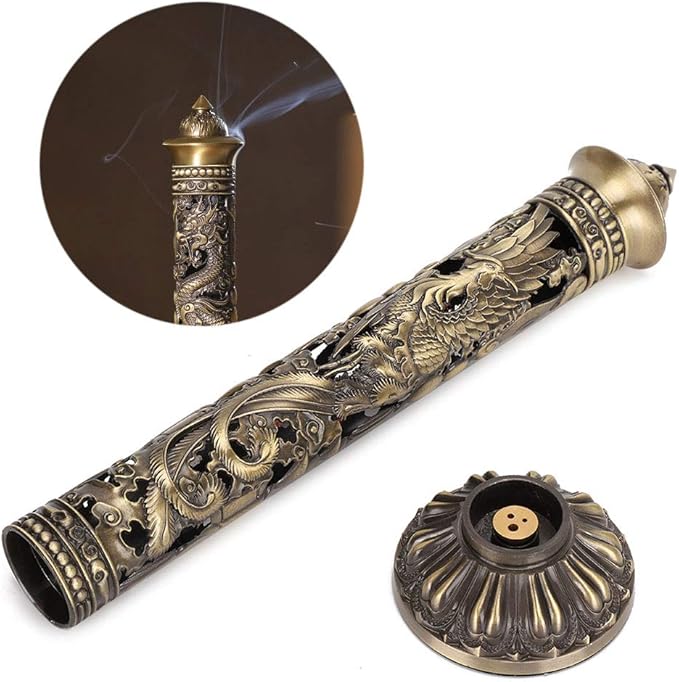 Incense Holder, 3.3x2.8in Dragon Incense Burner, Dragon Incenses Holder Suitable for Home Decoration or Tea Room Decoration