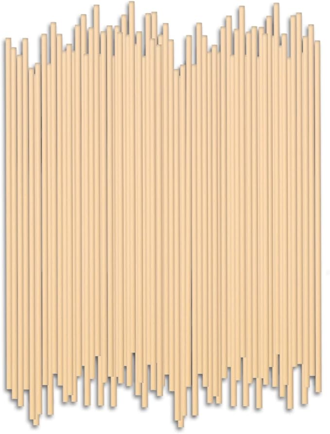 HOSSIAN Reed Diffuser Sticks - Reed diffusers-Reed Sticks -Diffuser Glass Bottles-Diffuser Refills- Natural Rattan Wood Replacement for Aroma Fragrance 50PCS(7.5"*3.5mm Primary Color)