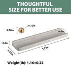 Koville Natural Marble Incense Holder, Incense Holders for Sticks, Incense Burner Holder, Ideal for Meditation and Relaxing, Easy to Clean(White Wooden)