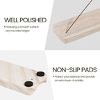 Koville Marble Incense Holder, Incense Holder for Sticks, Incense Sticks Holder Ash Catcher for Meditation Yoga SPA, Natural Stone Incense Burner, Home Table Decor