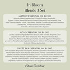 Edens Garden In Bloom Essential Oil 3 Set – 100% Pure Therapeutic Grade, Undiluted Aromatherapy- Jasmine, Rose & Sweet Pea Floral Blends– No Artificial Fragrance & Natural For Diffusers, 10 ml/ 3 Pack