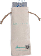 Resafy Reed Diffuser Sticks, Jecnovo Pack of 100 Fiber Sticks with Handmade Linen Bag, Safe and Non-Toxic, 9 Inches Long 3mm Diameter Aromatherapy Diffusers for Home, Spa and Office(Grey)