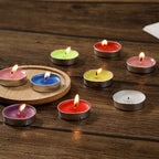 Tea Candles Wedding Party and Home Decoration Votive Parties Tealight Small Wishing Bulk 10 Pack with 1.5-2 Hours Extended Burn Time Mini for Birthday Halloween Emergency Family Gatherings(LVSE)