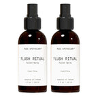 Muse Apothecary Flush Ritual - Aromatic & Refreshing Toilet Spray, Use Before You Go, 4 oz, Infused with Natural Essential Oils - Fresh Citrus, Pack of 2