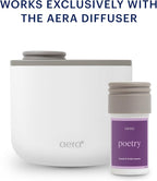 Aera Mini Poetry - Essential Oil for Home – Smooth Suede and Violet Fragrance - Notes of Vetiver, Eucalyptus and Woods - Scent Refill - Capsule Size Works with Mini Diffuser