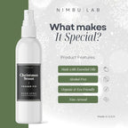 Fraser Fir Tree Scent Room Spray – Long-Lasting Natural Air Freshener | Linen & Fabric Spray for Home | Traditional Fresh Pine Scent | Eco-Friendly | Fresh-Cut Tree | 8oz by Nimbu Lab