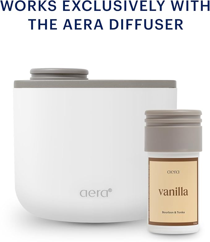 Aera Mini Vanilla - Essential Oil for Home - Enveloped in Comfort Fragrance - Notes of Vanilla, Tonka and Bourbon - Scent Refill - Capsule Size Works with Mini Diffuser