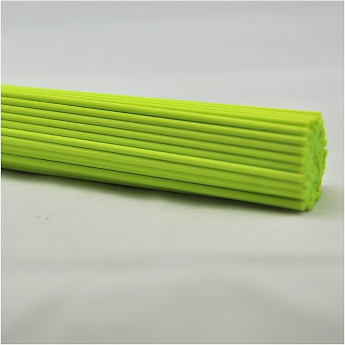 50 Pieces Fiber Reed Diffuser Replacement Refill Sticks for Aroma Fragrance (Fluorescent Green,8" x 3mm)