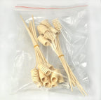 Wavy Spiry Natural Rattan Reed Fragrance Diffuser Replacement Refill Sticks 20 Pieces (7" Spiral, Natural Color)