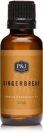 P&J Fragrance Oil - Gingerbread Scented Candle Making Oil, 30ml