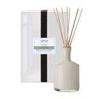 LAFCO New York Signature Reed Diffuser, Feu de Bois - 15 oz - Up to 9 Months Fragrance Life - Reusable, Hand Blown Glass Vessel - Natural Wood Reeds - Made in The USA