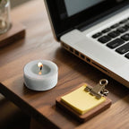 Ocean Memory Scented Tea Lights Candles – Soft Blue – 6 Hour Burn – 100% Palm Wax – Scented Tealight Candles for Holiday Relaxation, Winter Gatherings – 16 Pack Scent Votive Candle