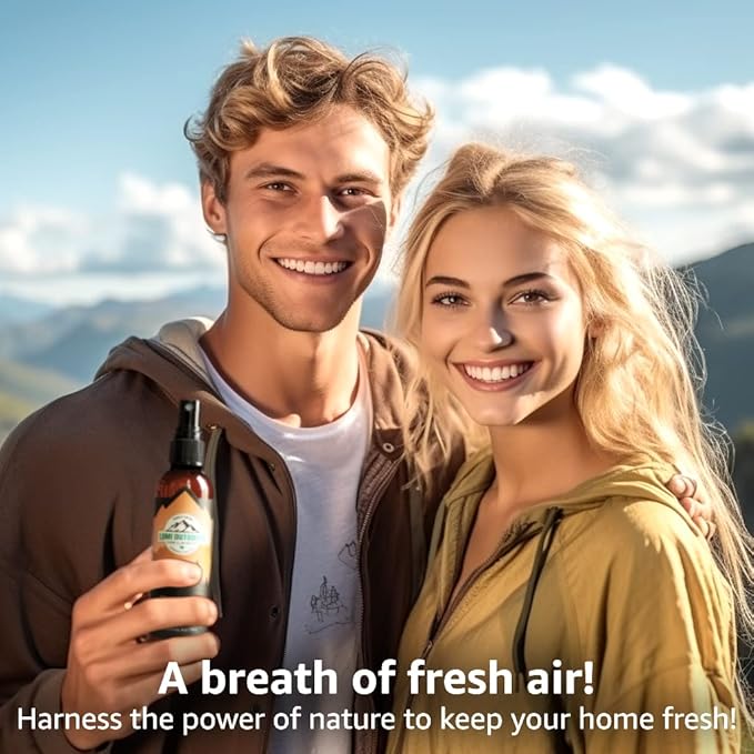 Lumi Outdoors Natural Air Freshener - Orange Clove - Essential Oil Odor Eliminating Room Spray