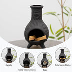 Handmade Palo Santo Holder & Incense Cone Burner-Elegant Sage Smudging Accessory with Capacity for Spiritual Rituals & Energy Cleansing-Thoughtful Gifts for Meditation, Yoga, Aromatherapy