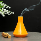 Handmade Ceramic Chiminea Palo Santo Holder - Modern Medieval Incense Burner and Candlet Holder - Zen Home Decor