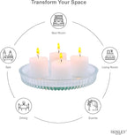 Hosley Set of 144 Unscented White Votive Candles – Bulk Pack, Clean-Burning, Long-Lasting 10-12 Hour Burn Time – Ideal for Weddings, Home Décor, Spa, and Events