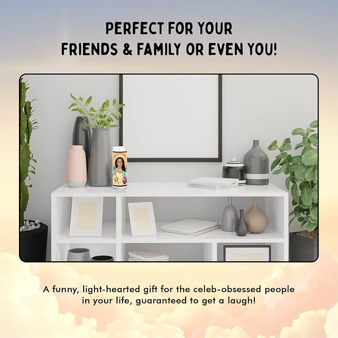 Meghan Markle Celebrity Glass Jar Candle – Handmade Soy Wax Votive Candle – Unique Gift for Britsih Royal Family Lovers – Duchess of Sussex Home Decor Collectible for Prince Harry Fans