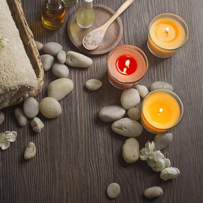 Small Citronella Candles Outdoor and Indoor, Yellow Soy Wax Votive Candles for Party Dinner and Camping - 12 Hours Burn Time, Set of 4