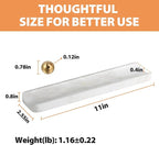 Koville Luxury African Marble Incense Holder, Incense Holders for Sticks, Incense Burner Holder, Ideal for Meditation and Relaxing, Easy to Clean(Namib Bianco)