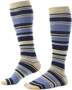 Pierre Henry Over the Calf Socks for Men (3 pairs) | Cotton Over the Calf Dress Socks | Long Socks Designed to Stay up 12+ hr