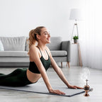 Yawlsow Incense Burner, Frankincense Charcoal Incense Stand, Bakhoor Incense Burner Holder, Ideal for Aromatherapy, Yoga and Spa, Home and Christian Church Censer, (Red Copper)