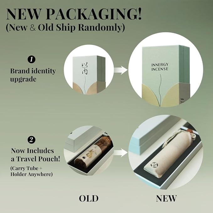 Yoga & Relaxation - Innergy Goose Pear Incense Sticks, Natural Fruity-Herbal Blend Yoga Incense