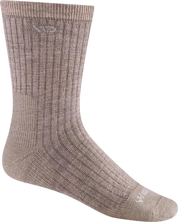 Wide Open Micro Crew Men's Socks - Merino Wool Socks for Men, Everyday Wide, Crew for Wide Feet (Style 9001)