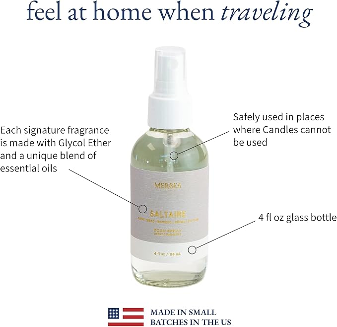 MERSEA Luxury Room Spray, Saltaire, 4 oz