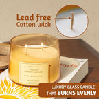 Folkulture Fall Scented Candle | Large 8.81 Oz - Vanilla | Two Wick Soy Candles | Autumn Non Toxic Candles for Relaxing | Long Lasting for Aromatherapy | Thanksgiving & Holiday Gifts for Women