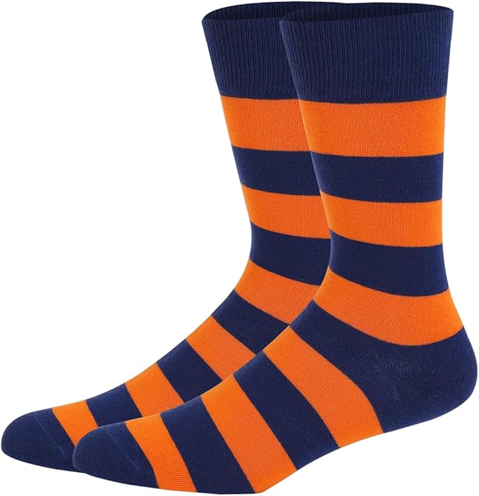 HHX YONLEE Dress Socks 5/6/10 Pairs Crew Argyle Colorful Cotton Novelty Casual Happy Fun