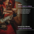 White Sage & Lavender Incense Bricks with Rainbow Exotic Burner by Aromafume | 2x9 Bricks | Sage Incense for Cleansing Negative Energy & Protection | Sage for Smokeless Smudging, Spiritual Cleansing