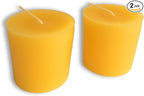 100% Pure Beeswax 15-Hour Votives Candles Organic Hand Made (2)