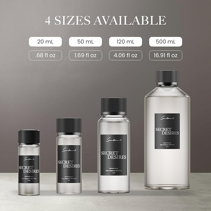 Diffuser Oil - Secret Desires | Aromatherapy Fragrance | Inspired by ARIA® Las Vegas | Notes of Lemon Crème, Vanilla, Raspberry, Pomegranate & Peony (20 mL)