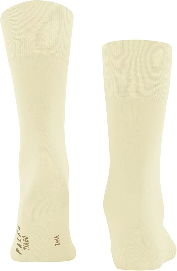 FALKE Men's Tiago Dress Socks, Sustainable Cotton, Crew, 1 Pair