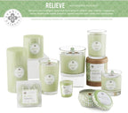 Root Candles Scented Spa Candles Seeking Balance® Handcrafted Wood Wick Aromatherapy Candle, 5.8-Ounce, Relieve: Eucalyptus & Menthol