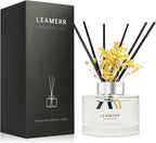 Reed Diffuser Set,7 fl oz (210 ml), Orange Blossom Scent Oil Diffusers with 6 Reed Sticks,Home Fragrance Reed Diffuser for Bathroom Shelf Decor