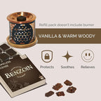 Aromafume Benzoin Incense Bricks Refill Pack 3 Trays x 9 Bricks | Styrax Extract, Native to Indonesia | Ideal for Prayer, Blessings, Prosperity & Meditation | Low-Smoke & Non-Toxic