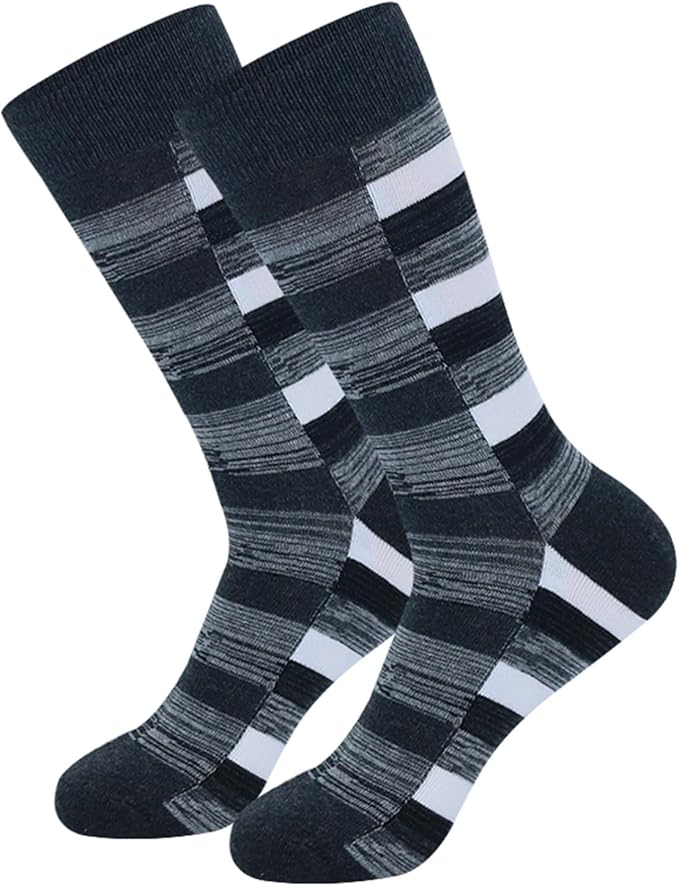 HHX YONLEE Dress Socks 5/6/10 Pairs Crew Argyle Colorful Cotton Novelty Casual Happy Fun