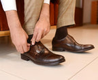 Men's Dress Socks 5 Pairs Mens Cotton Calf Business Formal Socks Soft Breathable Athletic Long Crew Casual Socks