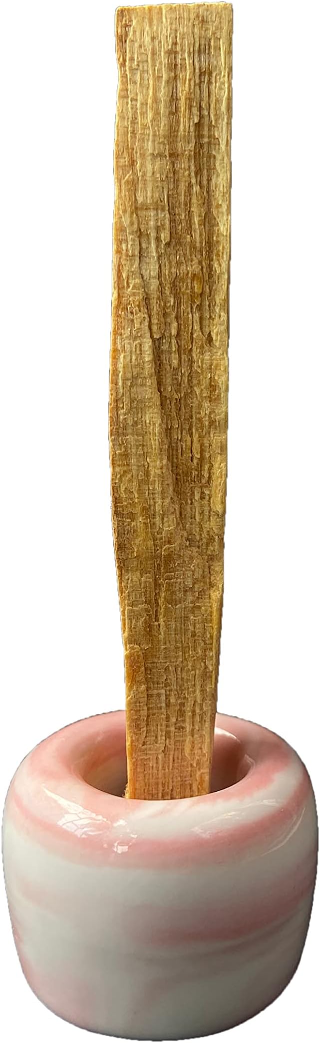 TOBOHU Pink Marble Ceramic Palo Santo Stick Holder, Palo Santo Burner Bowl