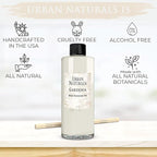 Urban Naturals Reed Diffuser Oil Refill Flower Shop with Violets, Daisies, Green Stems, Hyacinth, Rose 8 oz + Free Reed Sticks, Made in The USA