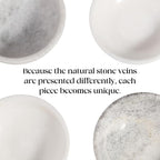 Koville Natural Marble Incense Holder, Incense Holder for Sticks with 9 Holes, Handmade Incense Burner Ash Catcher for Meditation Yoga SPA, Balsam Fir/Palo Santo/Sage/Cone (Grigio Fantasy)