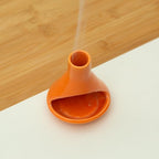 Handmade Ceramic Chiminea Palo Santo Holder - Modern Medieval Incense Burner and Candlet Holder - Zen Home Decor