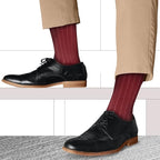 Knee High Solid Color Cotton Socks for Men Women and Youth