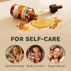 KUKKA Frankincense Essential Oils - 4 Fl Oz - for Hair, Skin, Diffuser, Aromatherapy & DIY Soap Making Scent
