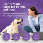 Enviroscent Non-Toxic Air Freshener for Home | Liquid Free Diffuser | Home Fragrance Lasts Over 30 Days | Kit includes 1 Mango Wood Stand & 1 Scent Stix Refill (Lavender Tea & Honey)